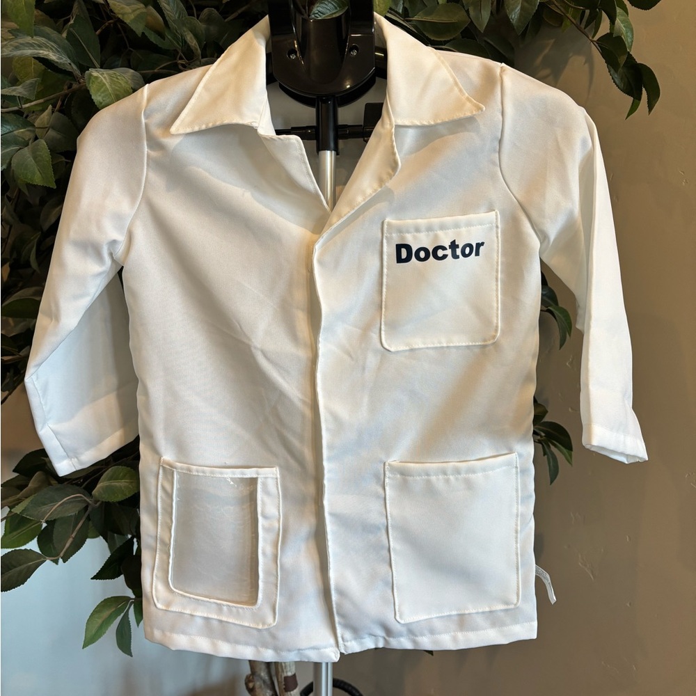 Kids' White Doctor Coat